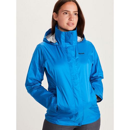 Marmot Rain Jacket Dark Blue NZ - PreCip Eco Jackets Womens NZ8692731